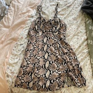 Express Snakeskin Dress